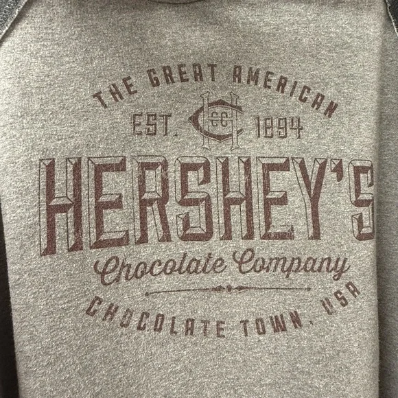 J. America Gray Men's Hershey Park Hoodie Size- XL - Picture 3 of 4